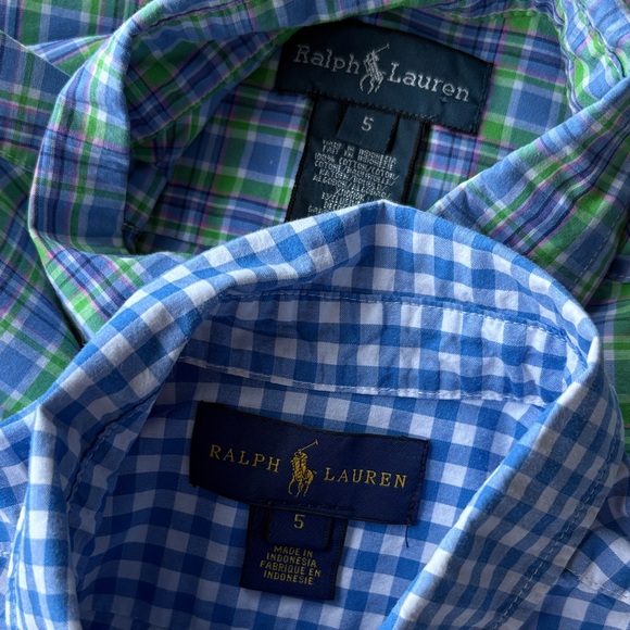 Ralph Lauren Boys Shirt Set size 5 - Picture 2 of 8